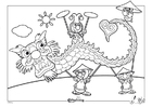 Dibujos para colorear Efteling - China