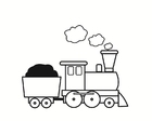 Dibujos para colorear tren