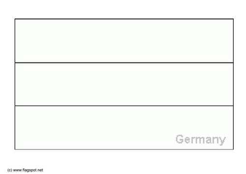 Dibujo para colorear Alemania
