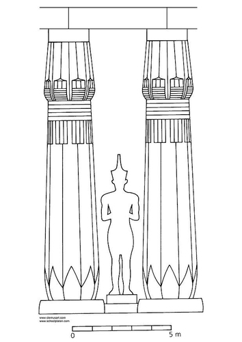Dibujo para colorear Amenhotep III