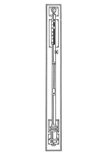 Dibujo para colorear barómetro