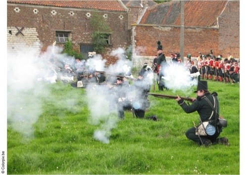 Batalla en Waterloo