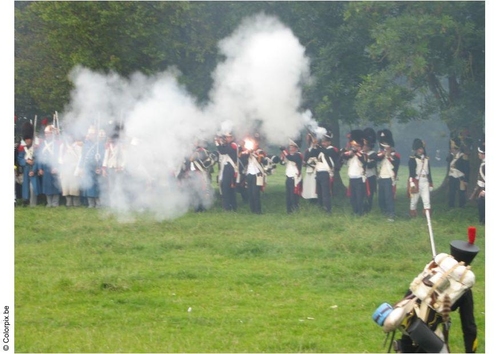 Batalla en Waterloo