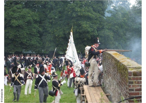 Batalla en Waterloo