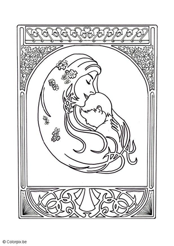 Dibujo para colorear Bebé