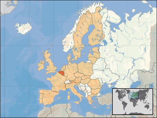 Imagen Bélgica en la UE 01-01-2007