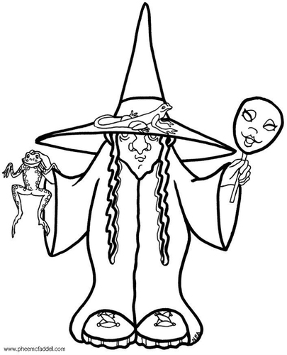 Bruja de halloween 