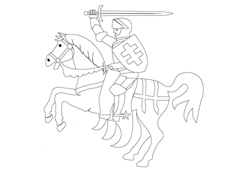 Caballero a caballo