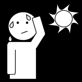 Dibujo para colorear Calor