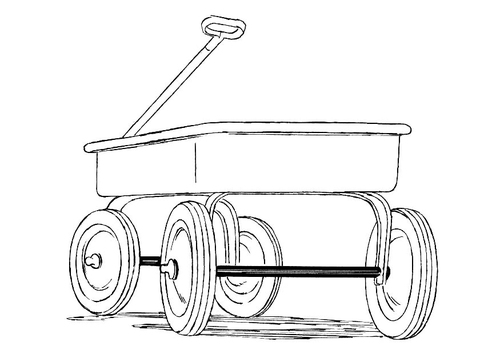 Dibujo para colorear carro