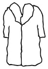 Dibujos para colorear abrigo - abrigo de piel
