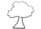 Dibujos para colorear árbol