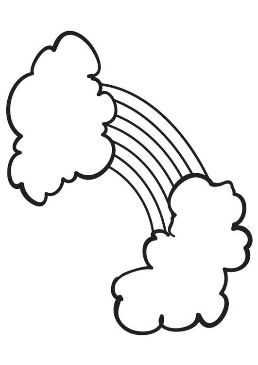 Dibujo para colorear Arco iris - Img 7107