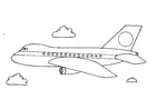 Dibujos para colorear Avión