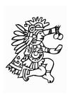 Dibujos para colorear Aztecas