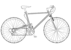 Dibujos para colorear Bibicleta de montaña