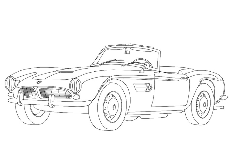 Dibujo para colorear BMW 507
