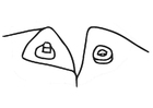 Dibujos para colorear corchete