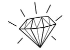 Dibujos para colorear diamante