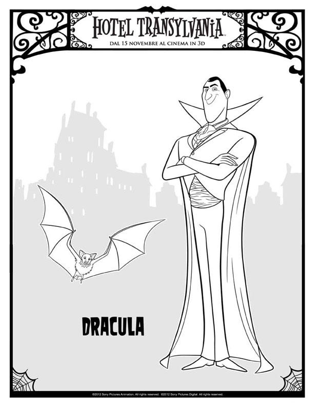 Dibujo para colorear Drácula - Img 26279