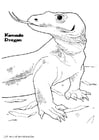 Dibujos para colorear Dragón de komodo