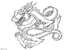 Dibujos para colorear dragón