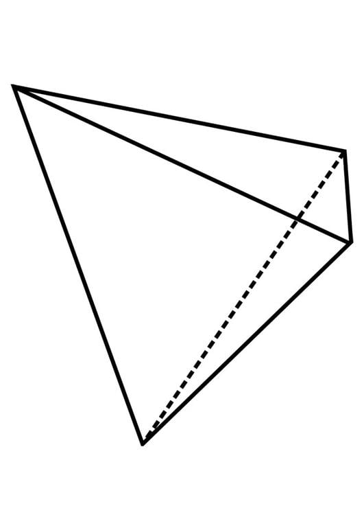 figura geomÃ©trica - tetraedro