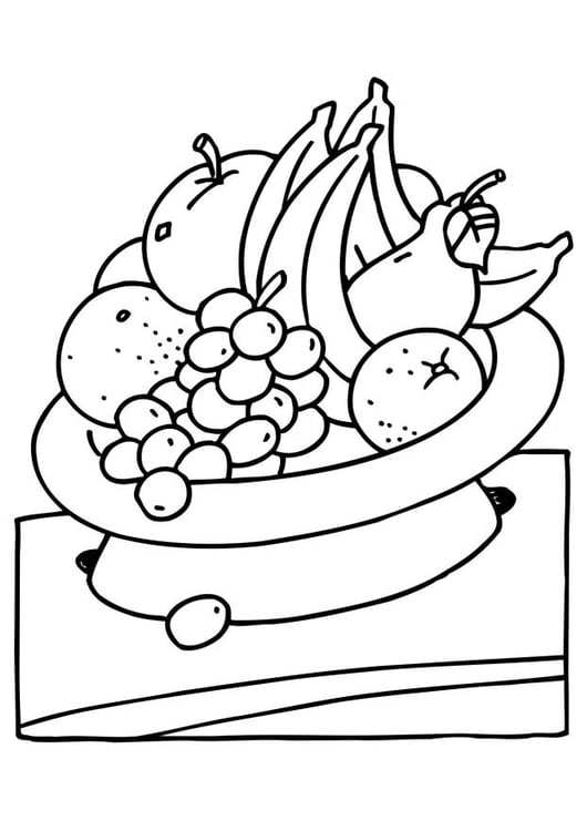 Dibujo para colorear Fruta