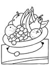 Dibujos para colorear Fruta