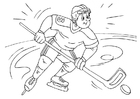Dibujos para colorear hockey sobre hielo 