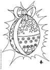 Dibujos para colorear Huevo de pascua