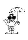 Dibujos para colorear Loco