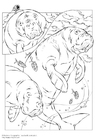 Dibujo para colorear 