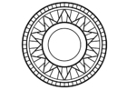 Dibujo para colorear 