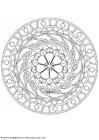 Dibujos para colorear Mandala