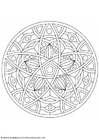 Dibujos para colorear Mandala