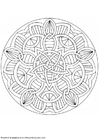 Dibujos para colorear Mandala