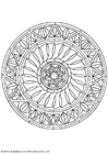 Dibujos para colorear Mandala