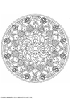 Dibujos para colorear Mandala