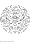 Dibujos para colorear Mandala