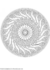 Dibujos para colorear Mandala