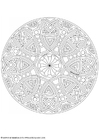 Dibujos para colorear Mandala