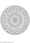 Dibujos para colorear Mandala