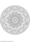 Dibujos para colorear Mandala