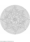 Dibujos para colorear Mandala