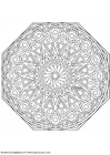 Dibujos para colorear Mandala