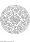 Dibujos para colorear Mandala