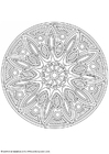Dibujos para colorear Mandala