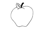 Dibujos para colorear Manzana