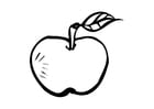 Dibujos para colorear Manzana